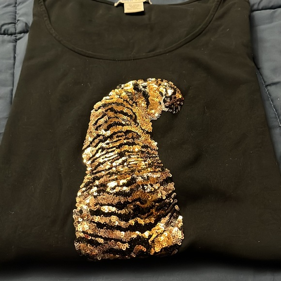Joan Vass Tiger Tunic - Picture 1 of 3